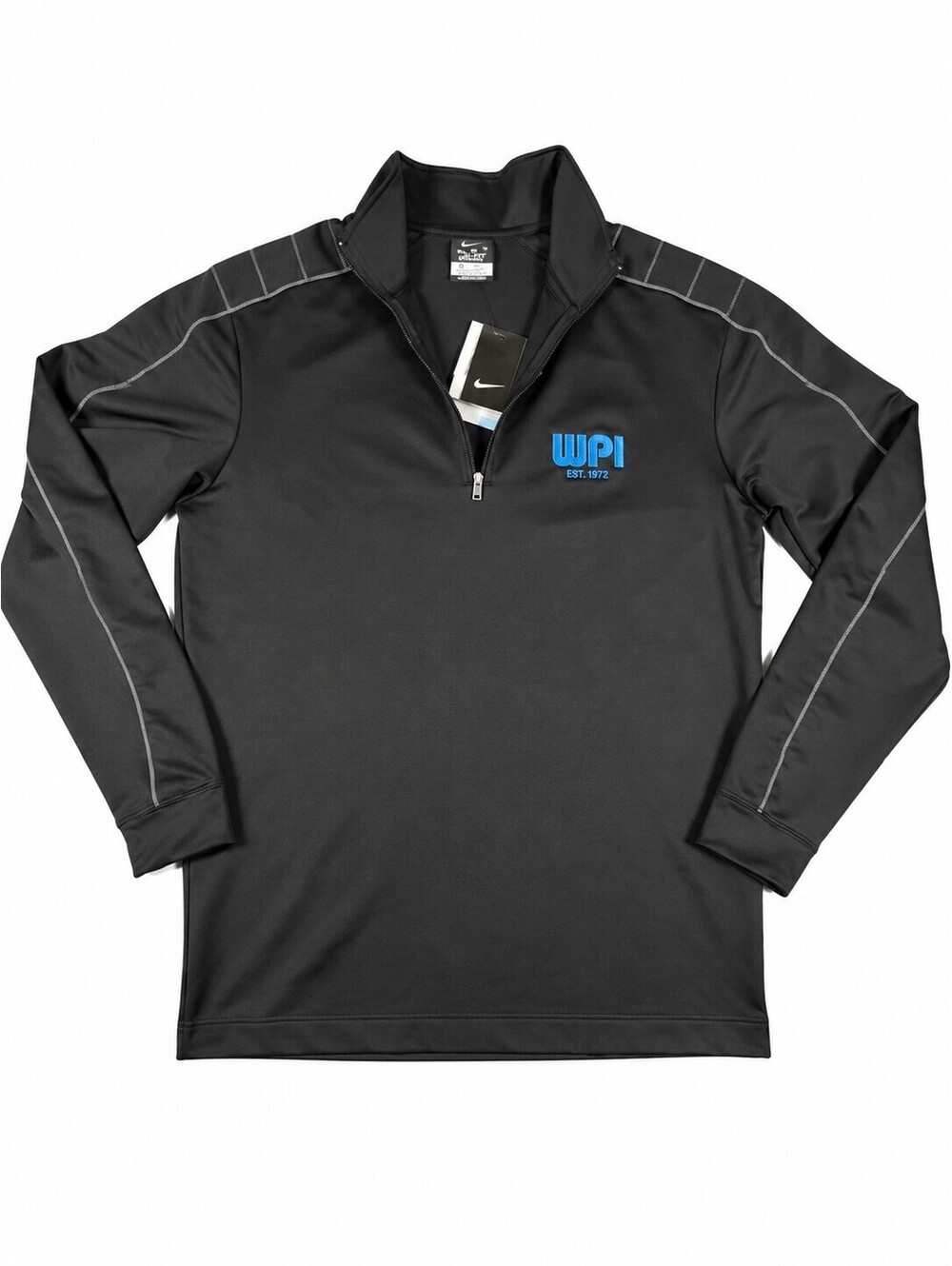 Nike Golf Dri-Fit WPI Pullover Quarter Zip Sweatshirt Black Size M